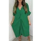 💥Hot Sale-50% Off💕Women's V-Neck Irregular Loose Dress