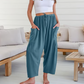 💥Best Seller-60% OFF☀️Women's Linen Wide Leg Pants with Pockets