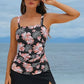 💥Summer Hot Sale🩱Women Vintage Tummy Control Two Piece Tankini Swimsuits