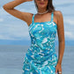 💥Summer Hot Sale🩱Women Vintage Tummy Control Two Piece Tankini Swimsuits