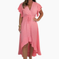 ❤️‍🔥2025 New Arrival-50% Off💖Women's Resort Style V-Neck Polka Dot Ruffle Sleeve Dress