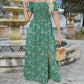 👗Limited Sale 50% OFF🌹Women's Elegant Floral Off-Shoulder Dress