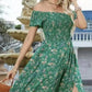👗Limited Sale 50% OFF🌹Women's Elegant Floral Off-Shoulder Dress