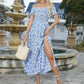 👗Limited Sale 50% OFF🌹Women's Elegant Floral Off-Shoulder Dress