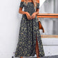 👗Limited Sale 50% OFF🌹Women's Elegant Floral Off-Shoulder Dress