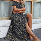 👗Limited Sale 50% OFF🌹Women's Elegant Floral Off-Shoulder Dress