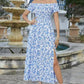 👗Limited Sale 50% OFF🌹Women's Elegant Floral Off-Shoulder Dress