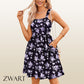 💖LAST DAY SALE 50% OFF💖Women's Summer Dresses Casual Square Neck Floral Sundress