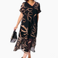 🔥Big Sale-50% Off💕Flowy V-Neck Midi Dress