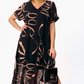 🔥Big Sale-50% Off💕Flowy V-Neck Midi Dress