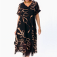 🔥Big Sale-50% Off💕Flowy V-Neck Midi Dress