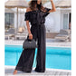 🌞Summer Sale 50% OFF🔥🌺Women’s Off Shoulder Ruffle Jumpsuit🍑