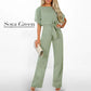 🔥Hot Sale-50% Off💐Women’s High Waist Wide Leg Jumpsuit