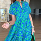 ⏰Time-limited Special💃Women's Casual Print A-Line Long Dress