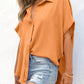 🔥Hot Sale 50% Off💥🎁Women's Loose Fit Casual Button Short Sleeve Shirt Tops