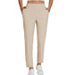 🔥New Arrival-50% Off💕Women's High-Waisted Elastic Pants with Zipper Pockets