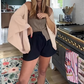 🍂Early Autumn New Arrivals💝Women's Linen Cardigan 3/4 Sleeve Open Front Loose Cover Ups Lightweight Shrug