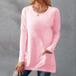 🍂Early Autumn Sales 50% OFF💖Women Casual Long Sleeve T-Shirt with Round Neck Pocket