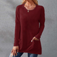 🍂Early Autumn Sales 50% OFF💖Women Casual Long Sleeve T-Shirt with Round Neck Pocket