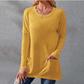 🍂Early Autumn Sales 50% OFF💖Women Casual Long Sleeve T-Shirt with Round Neck Pocket