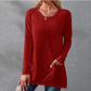 🍂Early Autumn Sales 50% OFF💖Women Casual Long Sleeve T-Shirt with Round Neck Pocket
