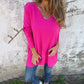 💖2025 New Arrival-50% OFF💖Women's Cozy Knit Long Sleeve Tunic Top with Side Slits