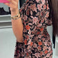 💐New Arrival-50% Off🌺V-neck Printed Maxi Dress with 3/4 Sleeves