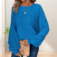 🔥2025 New Style💐Women's Ribbed Loose-Fit Pullover Tops