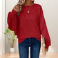 🔥2025 New Style💐Women's Ribbed Loose-Fit Pullover Tops