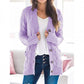 💐Big Sale-50% Off💕Women's Fall Casual Long Sleeve Button Down Open Front Cable Knit Cardigan