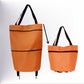 🛍️2-in-1 Foldable Shopping Cart – Carry More, Roll Easier