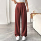 🏆 Last Day Special Price £18.79!!!💝New Style✨Women's High Waisted Straight Leg Work Trousers , Smart & Casual Look for Office and Beyond