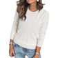 💖2025 New Arrival-50% Off🍃Women’s Casual Long Sleeve Loose Knit Top