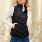 🩷 Hot Sale 60% OFF🩷Cozy Without Bulk: Puffer Vest Women Sleeveless Zip Up Outerwear
