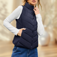 🩷 Hot Sale 60% OFF🩷Cozy Without Bulk: Puffer Vest Women Sleeveless Zip Up Outerwear