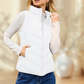 🩷 Hot Sale 60% OFF🩷Cozy Without Bulk: Puffer Vest Women Sleeveless Zip Up Outerwear