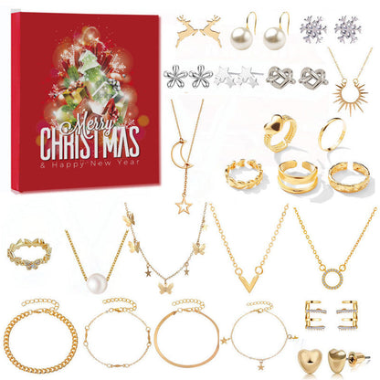 ✨🎅Christmas Sales 50% OFF📿24 PCS Christmas Jewelry Mystery Box