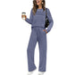 🔥LAST DAY SALE 60% OFF🧡Women's Crew Neck Top & Drawstring Pants Set