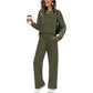 🔥LAST DAY SALE 60% OFF🧡Women's Crew Neck Top & Drawstring Pants Set