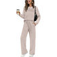 🔥LAST DAY SALE 60% OFF🧡Women's Crew Neck Top & Drawstring Pants Set