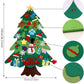 🎅Xmas Hot Sales - 50% OFF!🎄DIY Felt Christmas Tree for Kids✨32 Reusable Ornaments + Fairy Lights