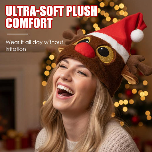 🔥New Arrival-50% Off🎅🎉Interactive Plush Christmas Character Hat