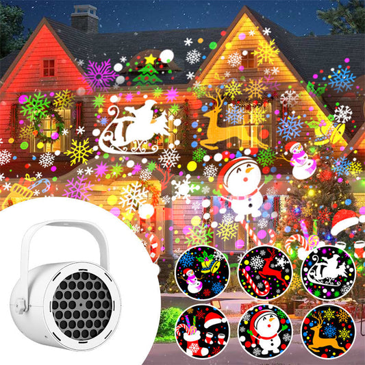 🔥Christmas Gift-60% OFF🎅16-Pattern USB Christmas Projector Light✨