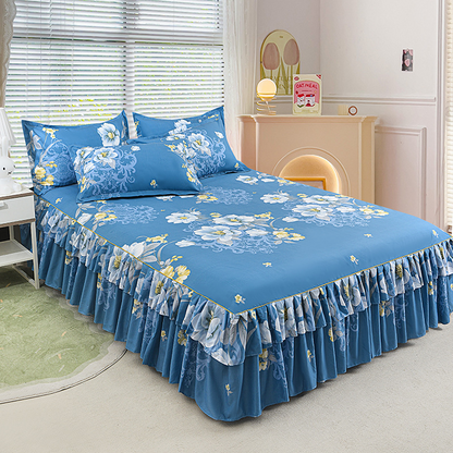 💖Big Sale 50% OFF🛏️☁️3-Piece Ruffled Bed Skirt Set