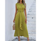 ⏳LAST DAY SALE 59% OFF!!🎁Women's Elegant Solid Color Crew Neck Dress