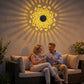 🔥Hot Sale-50% Off🌞💡Solar Mandala Wall Light Outdoor Garden Fence Projector Lamp Patio Ambient Decor✨