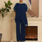 🔥2026 HOT SALE 50% OFF💕Charming Irregular Top & Wide Leg Pants Set