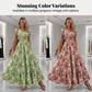✨Hot Sale 50% OFF👗 Women's V-Neck Bohemian Floral Smocked Maxi Dress 🦋