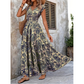 ✨Hot Sale 50% OFF👗 Women's V-Neck Bohemian Floral Smocked Maxi Dress 🦋