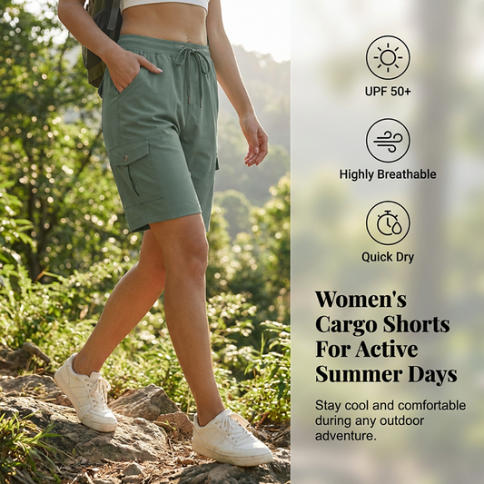 💥60% OFF🤩Women's Quick-Dry Cargo Shorts with Pockets